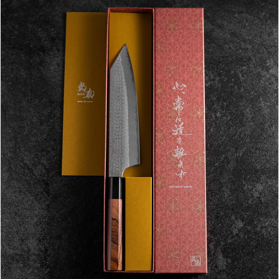 Kiritsuke VG-5 Tsuchime Büffelhorn und Bubinga Griff 200mm - Image 8