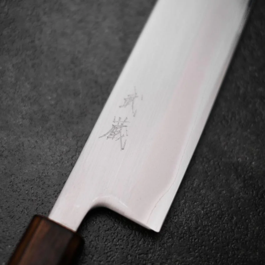 Kiritsuke White Steel #1 Poliert Sumi Urushi Griff 240mm - Image 3