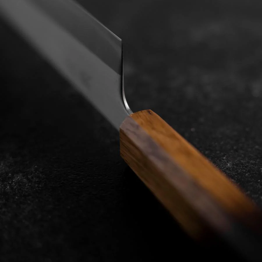 Kiritsuke White Steel #1 Poliert Yaki Urushi Griff 240mm - Image 4