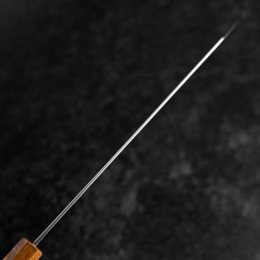 Kiritsuke White Steel #1 Poliert Yaki Urushi Griff 240mm - Image 5