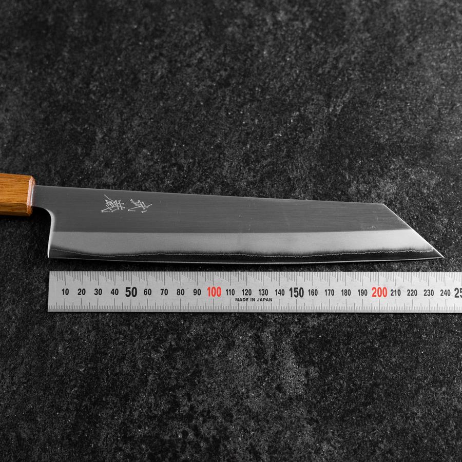 Kiritsuke White Steel #1 Poliert Yaki Urushi Griff 240mm - Image 7