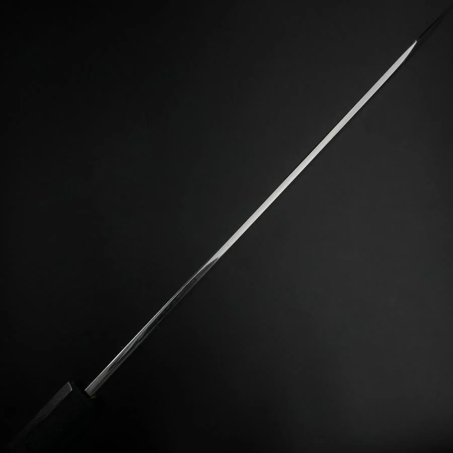 Kiritsuke White Steel #2 Kasumi Dunkelblauer Urushi Griff 230mm - Image 5