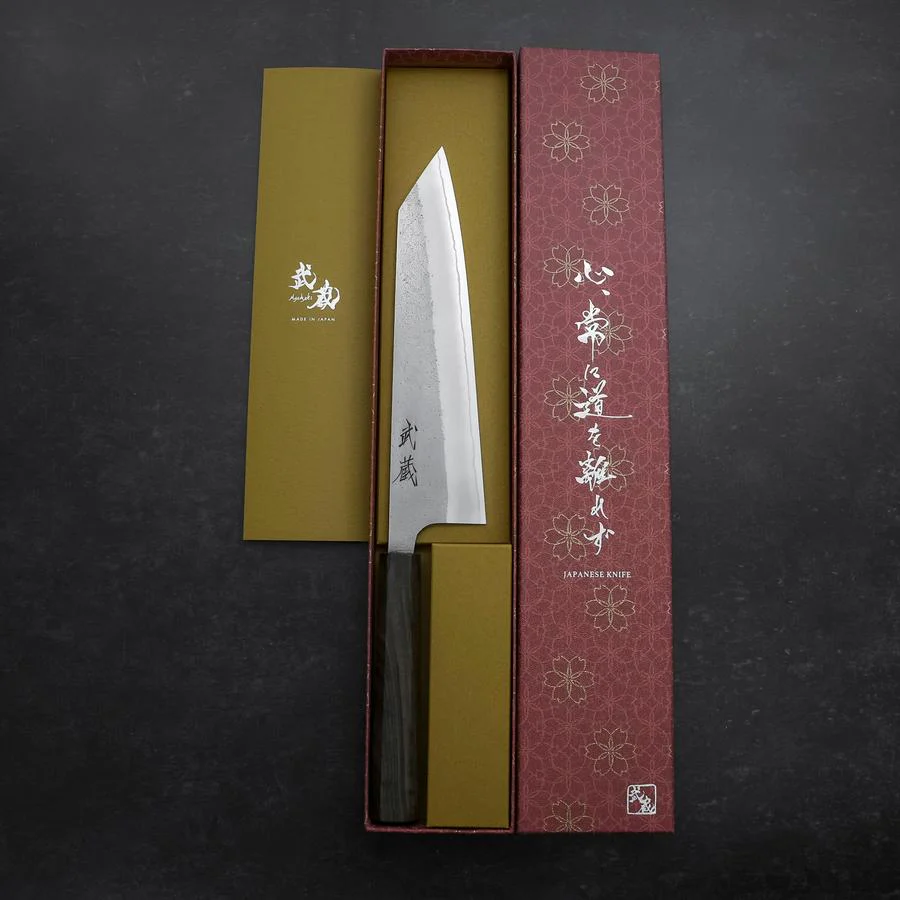 Kiritsuke White Steel #2 Nashiji Eschenholz Griff 210mm - Image 8