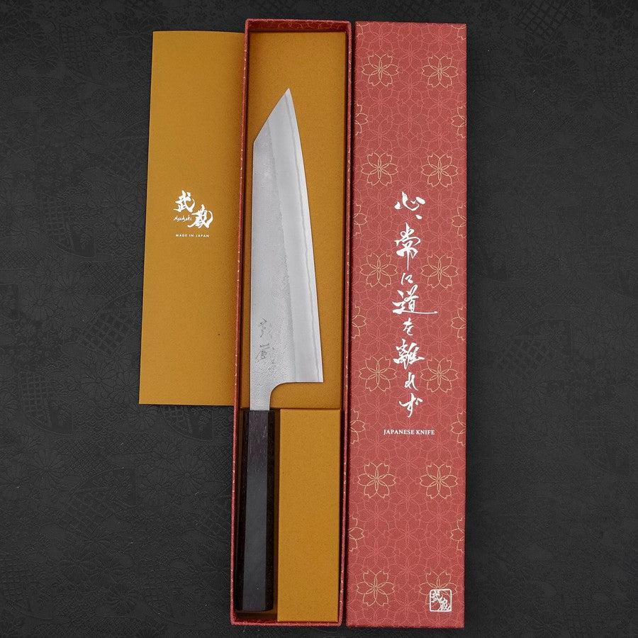 Kiritsuke White Steel #2 Nashiji Ebenholz Griff 210mm - Image 8