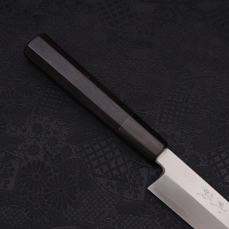 Kiritsuke Yanagiba Silver Steel #3 Kasumi Büffelhorn und Ebenholz Griff 240mm - Image 6