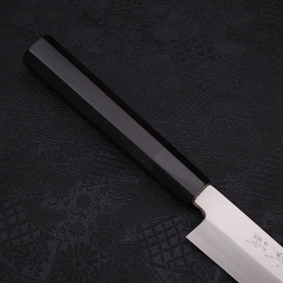 Kiritsuke Yanagiba Silver Steel #3 Poliert Büffelhorn und Ebenholz Griff 270mm - Image 6