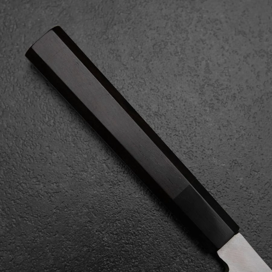 Kiritsuke Yanagiba Silver Steel #3 Kasumi Büffelhorn und Ebenholz Griff 300mm (Sori) - Image 6