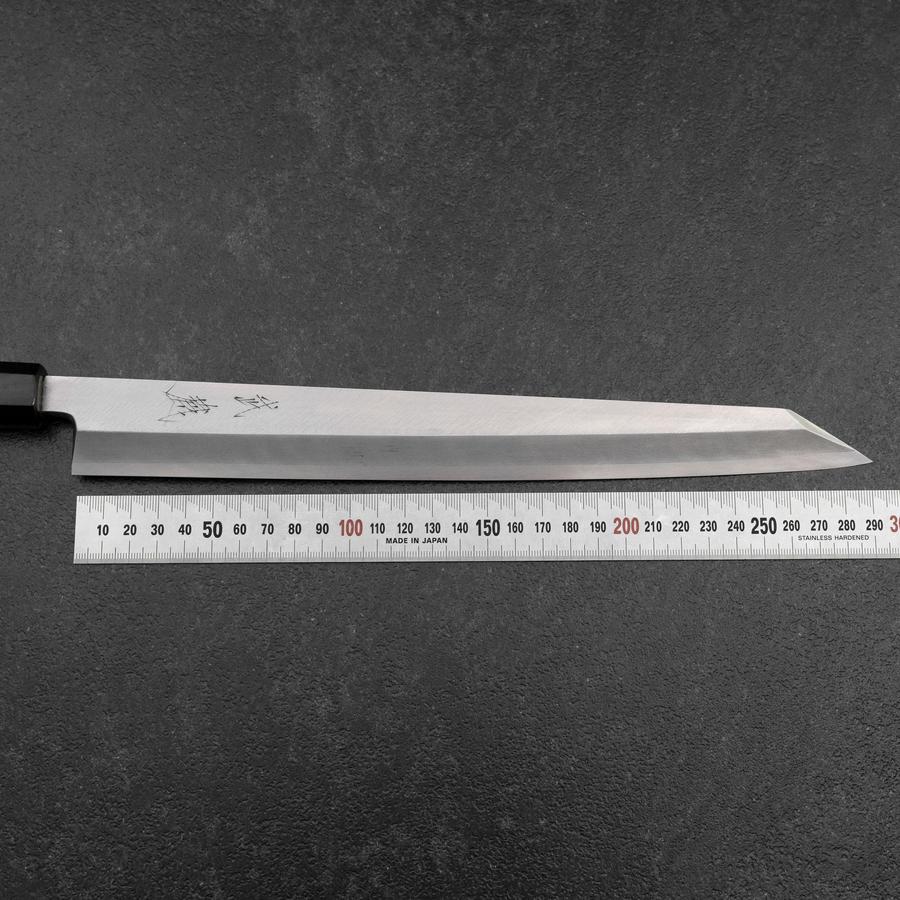Kiritsuke Yanagiba Silver Steel #3 Kasumi Walnussholz Griff 300mm - Image 7