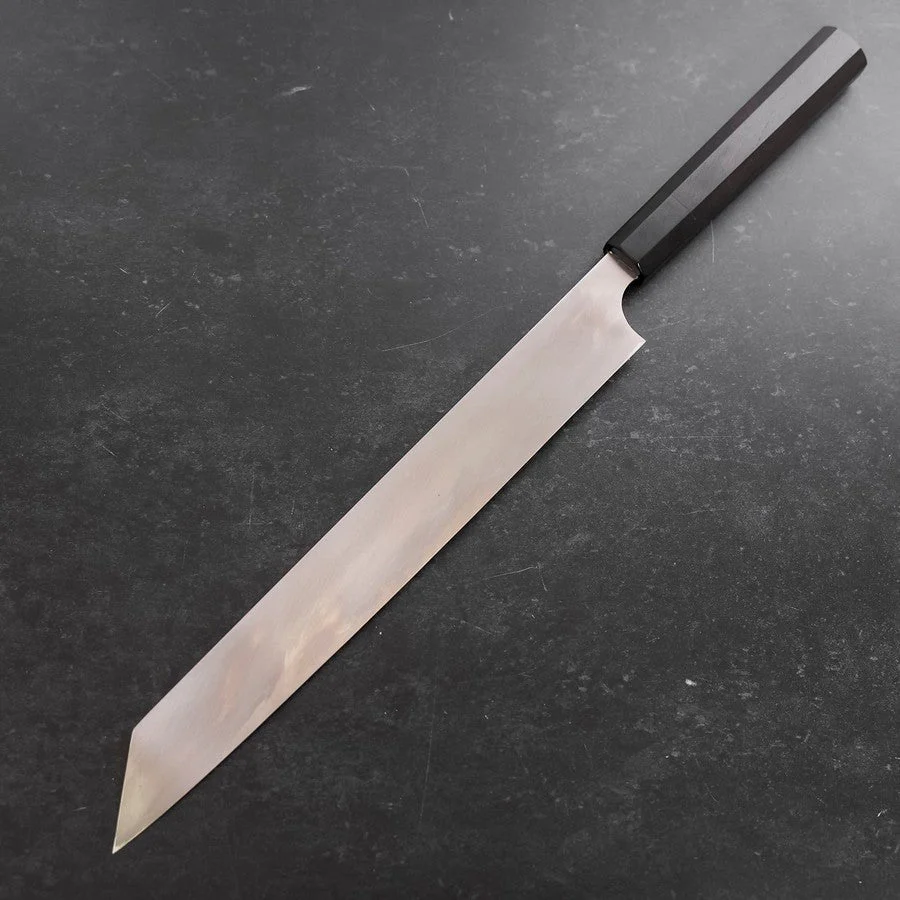 Kiritsuke Yanagiba VG-10 Poliert Büffelhorn und Ebenholz Griff 300mm - Image 2