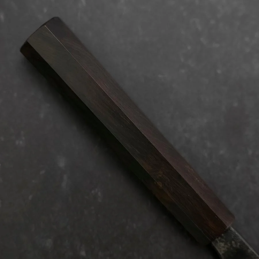 Kobunka Blue Steel #2 Kurouchi Ebenholz Griff 120mm - Image 6