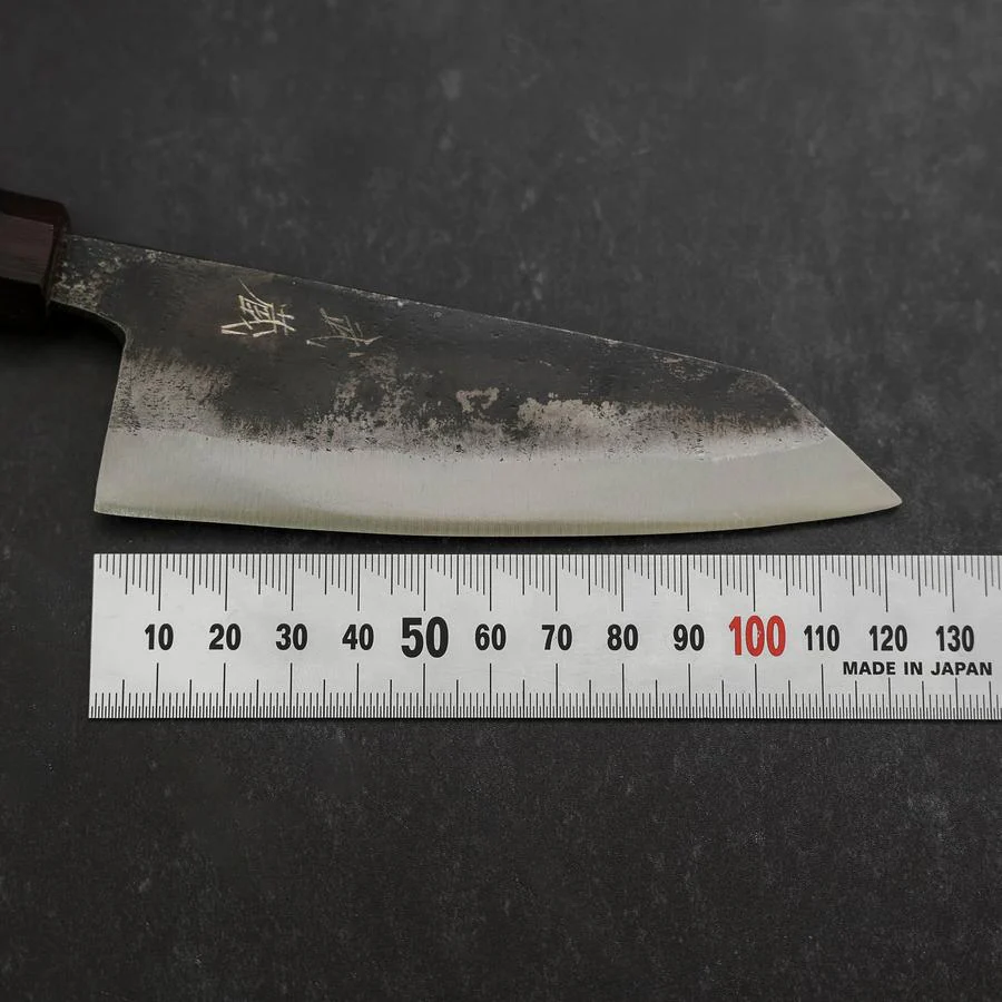 Kobunka Blue Steel #2 Kurouchi Ebenholz Griff 120mm - Image 7