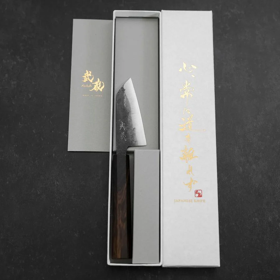 Kobunka Blue Steel #2 Kurouchi Ebenholz Griff 80mm - Image 8