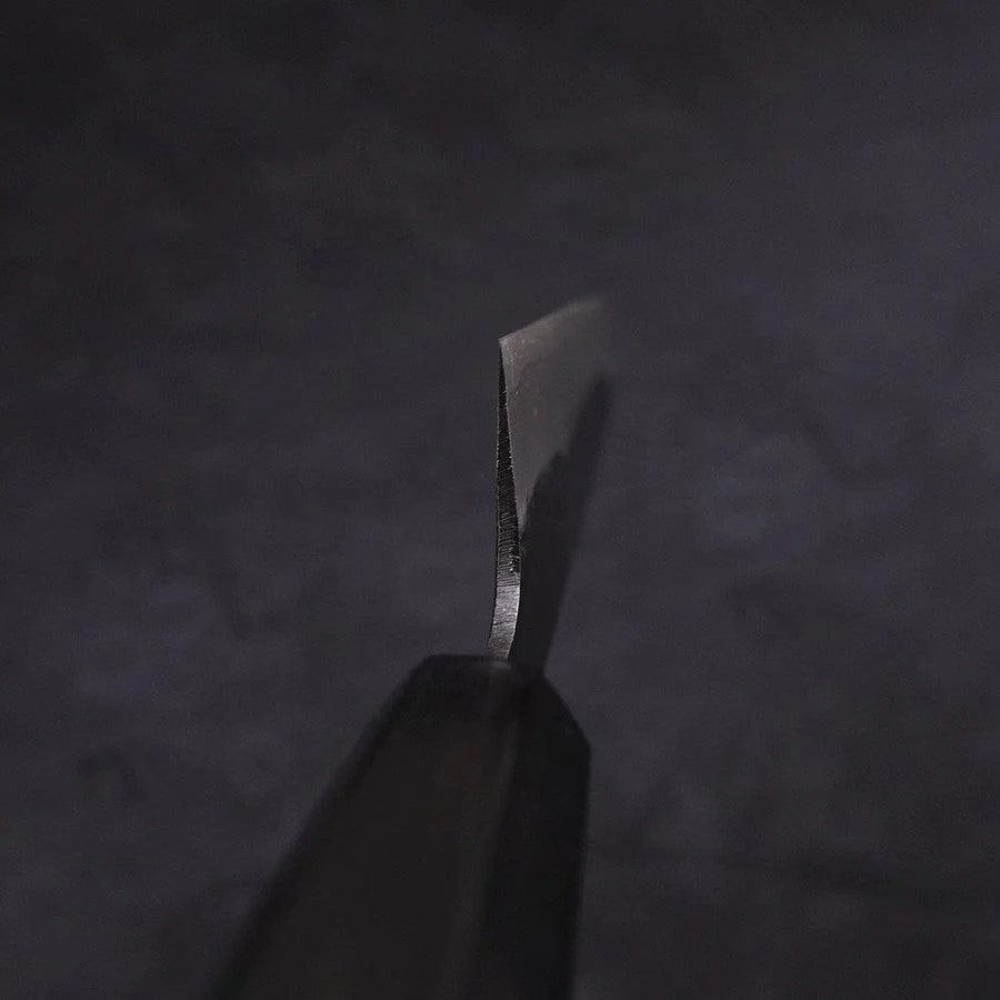 Koyanagi Aogami-Super Kurouchi Büffelhorn und Ebenholz Griff 150mm - Image 4