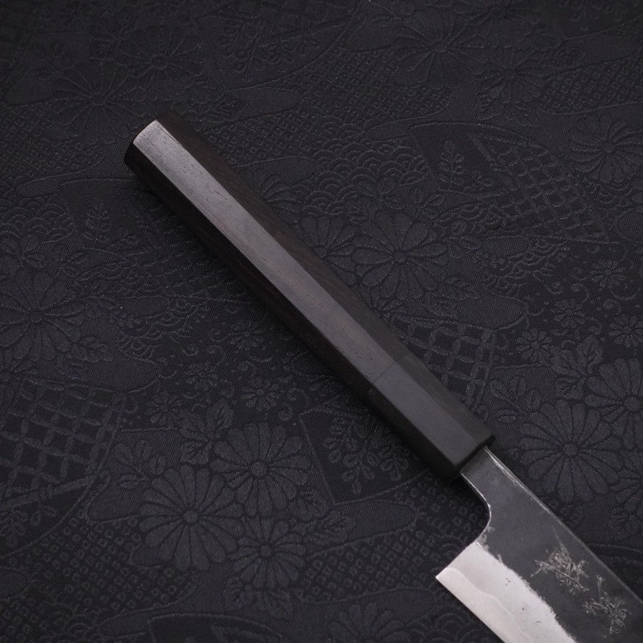 Koyanagi Aogami-Super Kurouchi Büffelhorn und Ebenholz Griff 150mm - Image 6