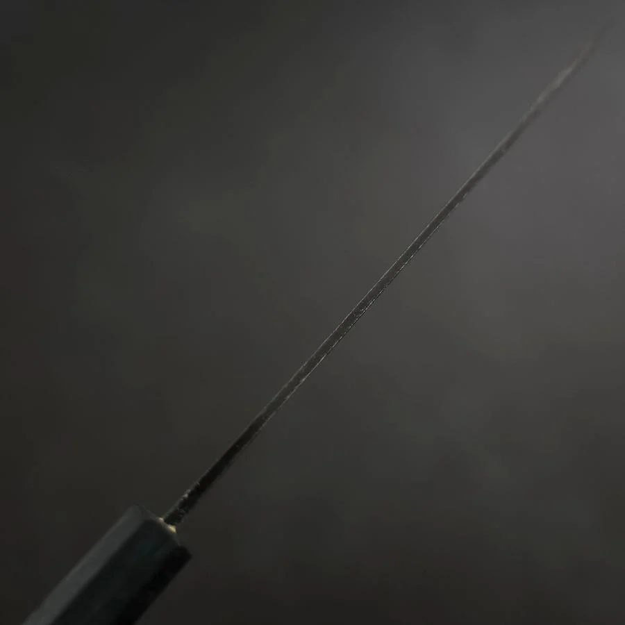Koyanagi Blue Steel #1 Kurouchi Dunkelblauer Urushi Griff 150mm - Image 5
