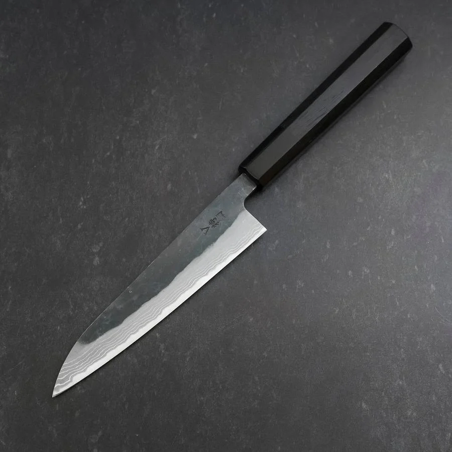 Petty V-Toku 2 Kurouchi Damast Büffelhorn und Ebenholz Griff 145mm - Image 2