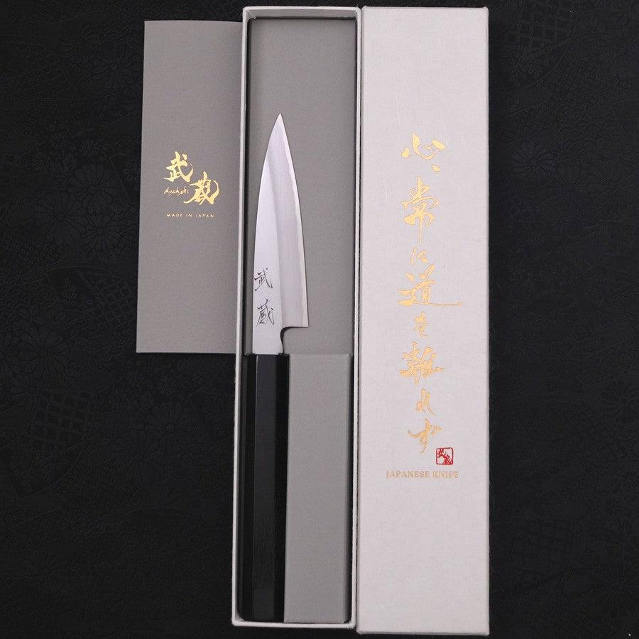 Koyanagi White Steel #2 Kasumi Büffelhorn und Ebenholz Griff 120mm - Image 8