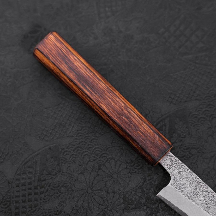 Koyanagi White Steel #2 Nashiji Sumi Urushi Griff 120mm - Image 6