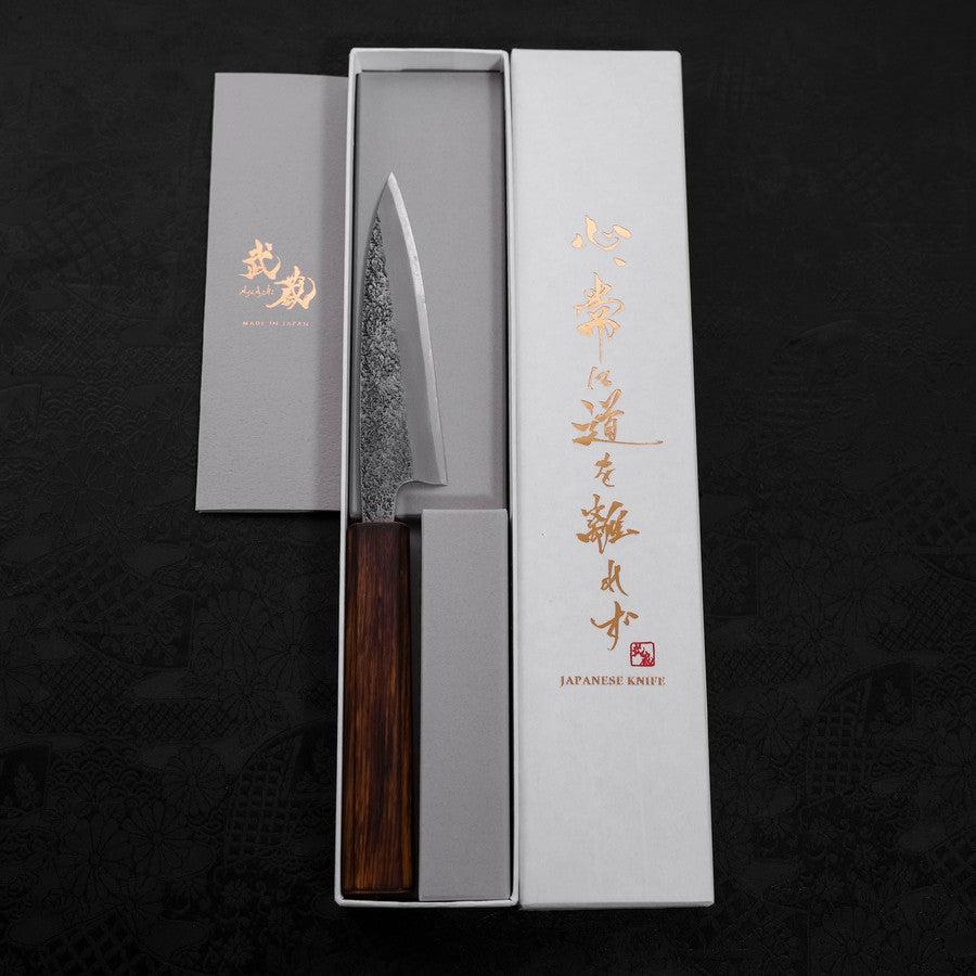 Koyanagi White Steel #2 Nashiji Sumi Urushi Griff 120mm - Image 8