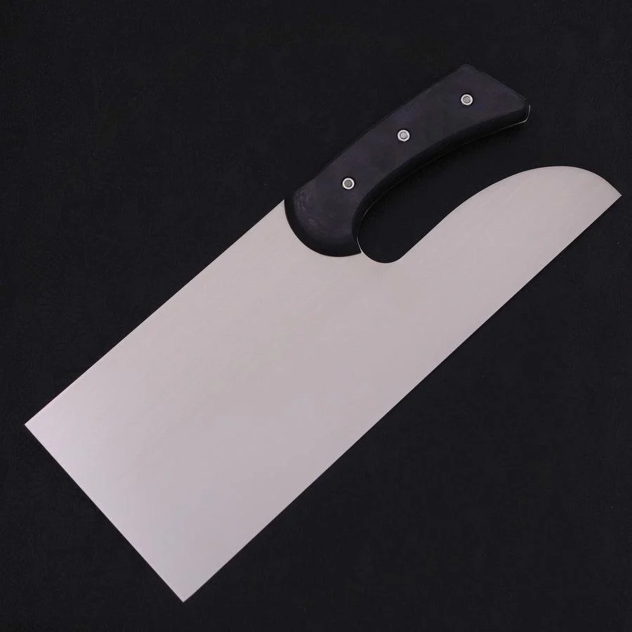 Menkiri (Nudelmesser) Molybdän Poliert Schwarzer Kirschholz Griff 330mm - Image 2