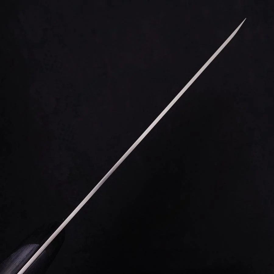 Menkiri (Nudelmesser) Molybdän Poliert Schwarzer Kirschholz Griff 330mm - Image 4