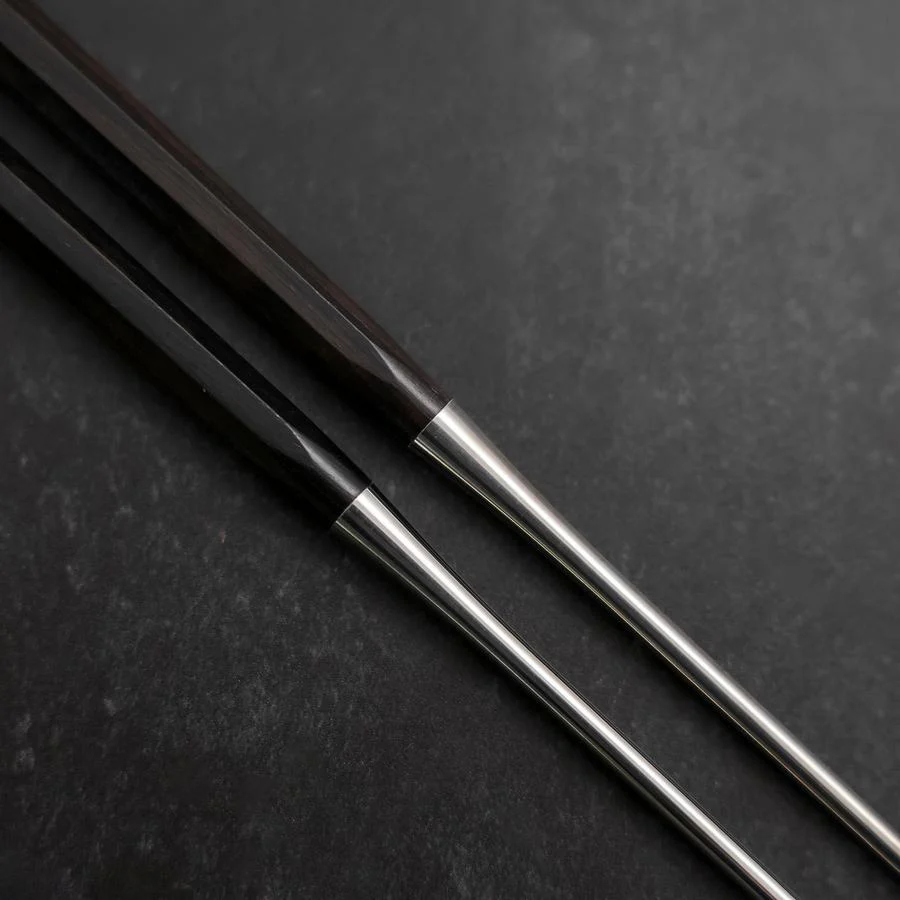 Moribashi Essstäbchen Honyaki Edelstahl Dawn Griff 180mm - Image 5