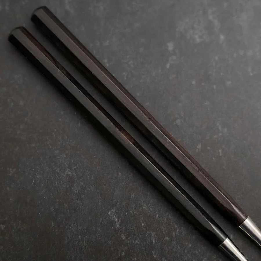 Moribashi Essstäbchen Honyaki Edelstahl Dawn Griff 180mm - Image 6