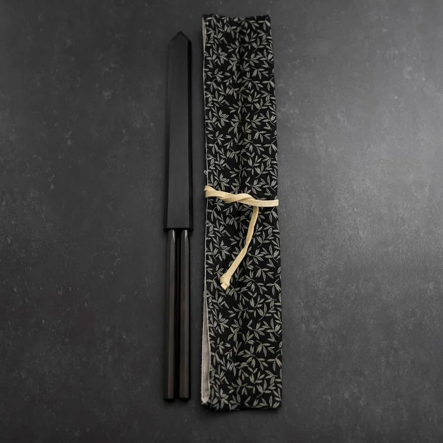 Moribashi Essstäbchen Honyaki Edelstahl Dawn Griff 180mm - Image 8