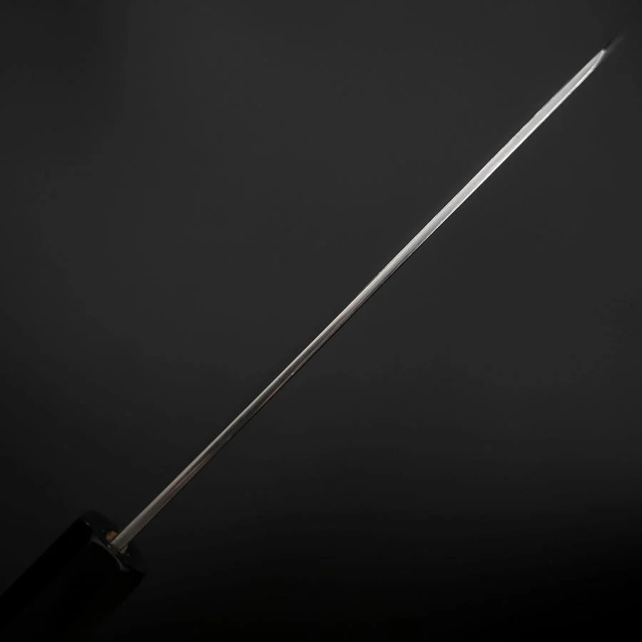 Mukimono Blue Steel #2 Kasumi Büffelhorn und Ebenholz Griff 170mm - Image 5