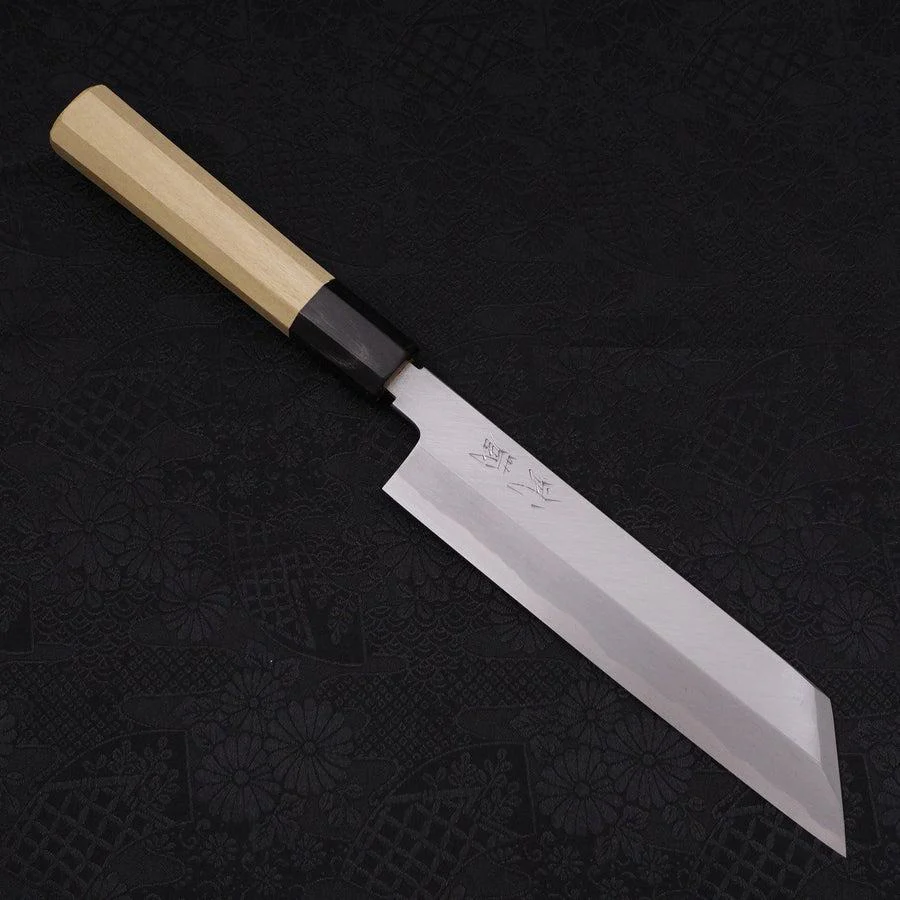 Mukimono White Steel #2 Kasumi Büffelhorn und Magnolienholz Griff 180mm