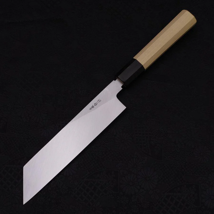 Mukimono White Steel #2 Kasumi Büffelhorn und Magnolienholz Griff 180mm - Image 2