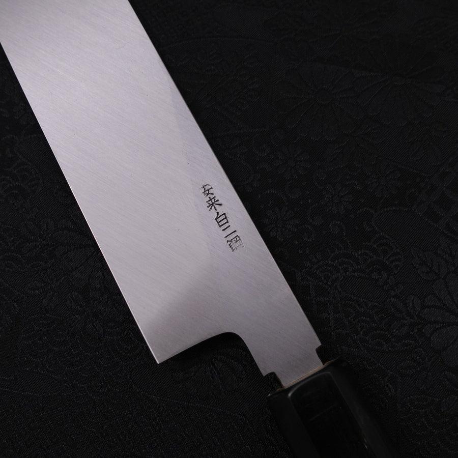 Mukimono White Steel #2 Kasumi Büffelhorn und Magnolienholz Griff 180mm - Image 3