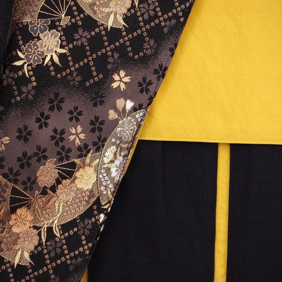 Musashi Japanische Küchenmesser Rolle Gold Sakura und Fächer 4 Taschen Handgefertig - Image 4