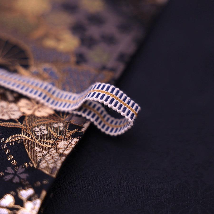 Musashi Japanische Küchenmesser-Rolle Gold Sakura & Fächer 1 Taschen Handgemacht - Image 5