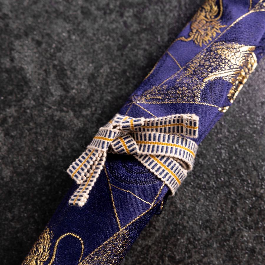 Musashi Japanische Küchenmesser Rolle Blau-Goldener Drache 1 Tasche Handgefertigt - Image 2