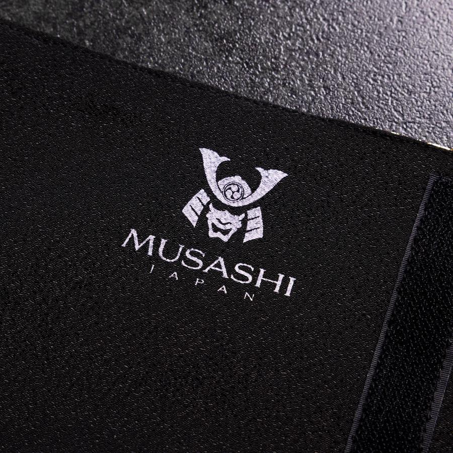 Musashi Japanische Küchenmesser Rolle Blau-Goldener Drache 1 Tasche Handgefertigt - Image 3