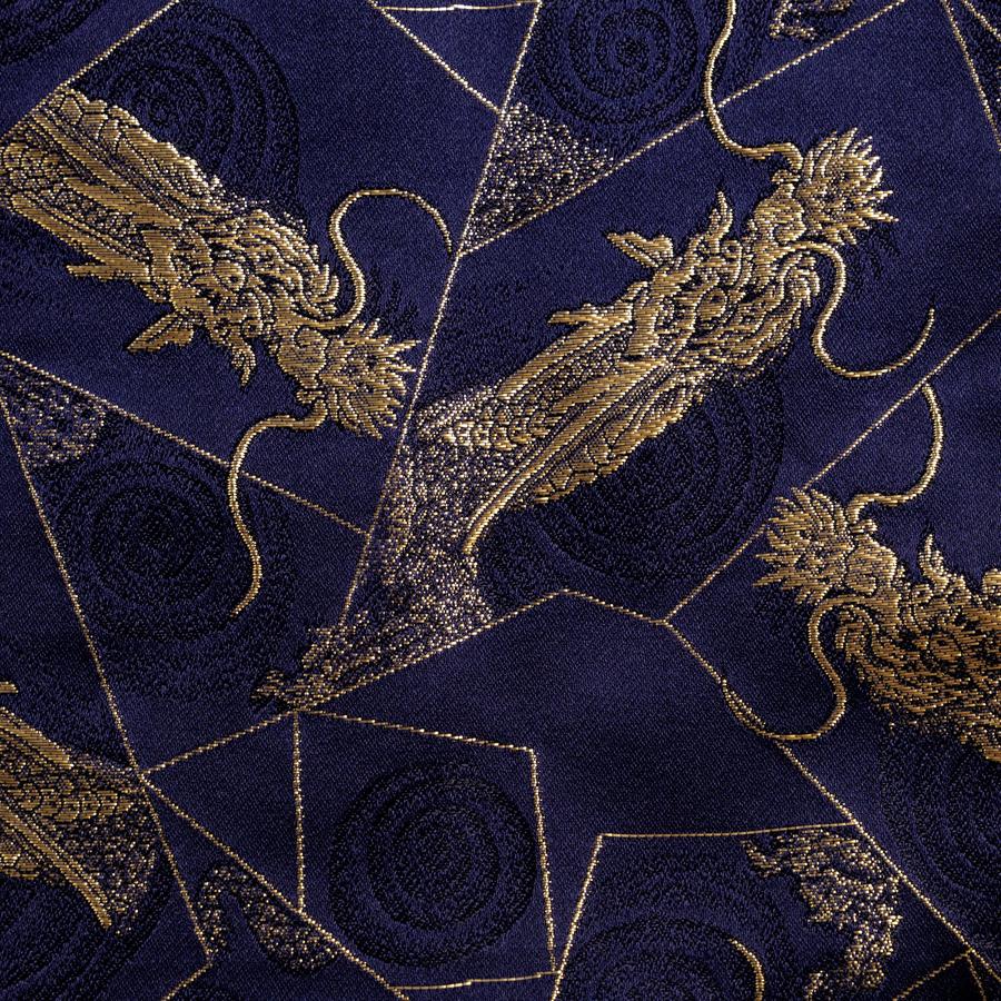Musashi Japanische Küchenmesser Rolle Blau-Goldener Drache 1 Tasche Handgefertigt - Image 5