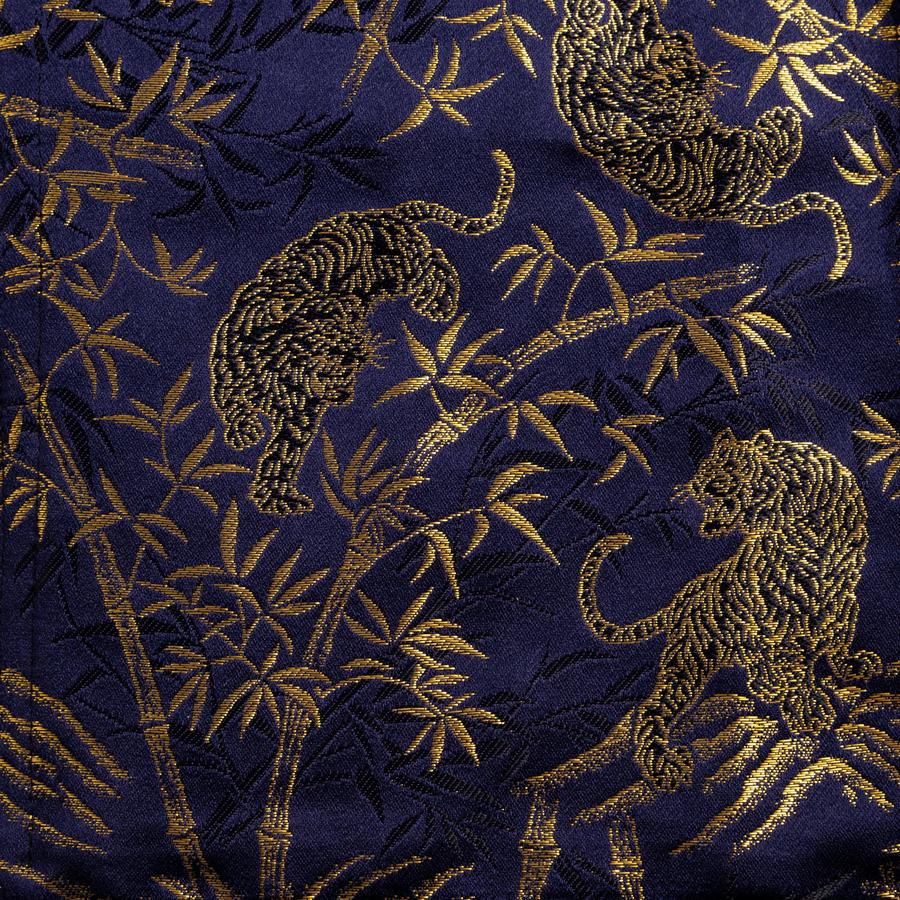 Musashi Japanische Küchenmesser Rolle Blau-Goldener Tiger 1 Tasche Handgefertigt - Image 6