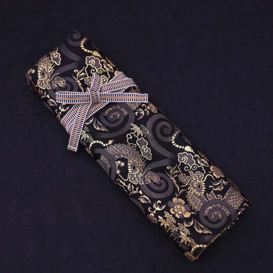 Musashi Japanische Küchenmesser Rolle 4 Taschen Handgefertigt