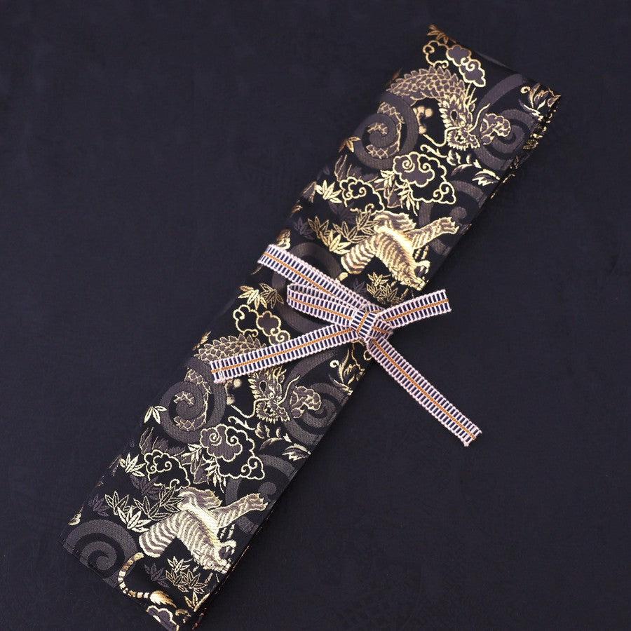 Musashi Japanische Küchenmesser Rolle Drache Tora (Tiger) 1 Tasche Handgefertigt