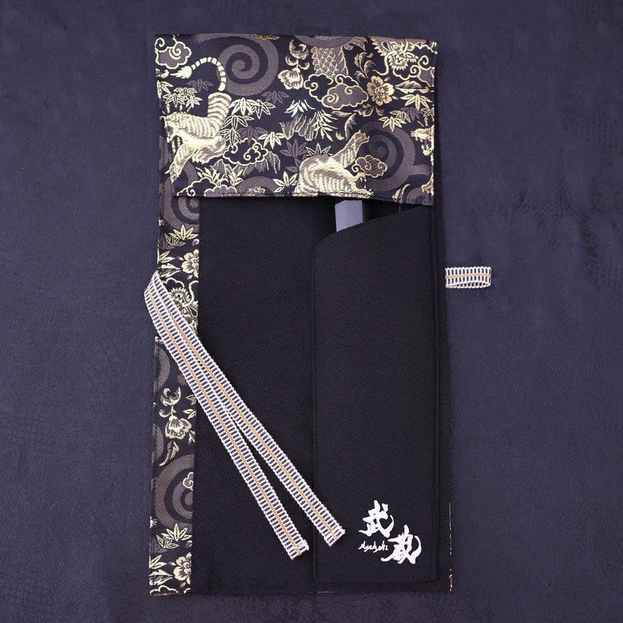 Musashi Japanische Küchenmesser Rolle Drache Tora (Tiger) 1 Tasche Handgefertigt - Image 4