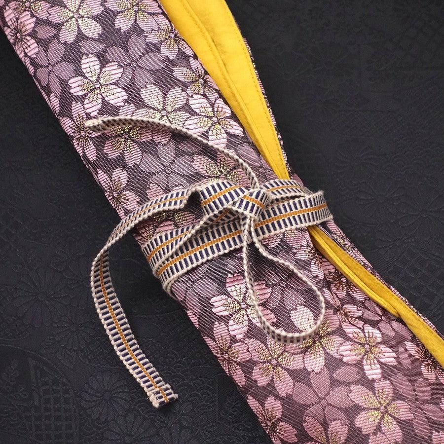 Musashi Japanische Küchenmesser Rolle Lila Sakura 4 Taschen Handgefertigt - Image 2