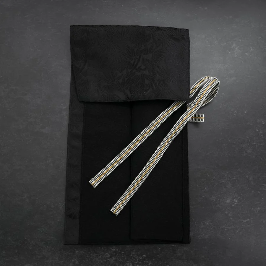 Musashi Japanische Küchenmesser Rolle Phoenix Black 1 Taschen Handgefertigt - Image 3