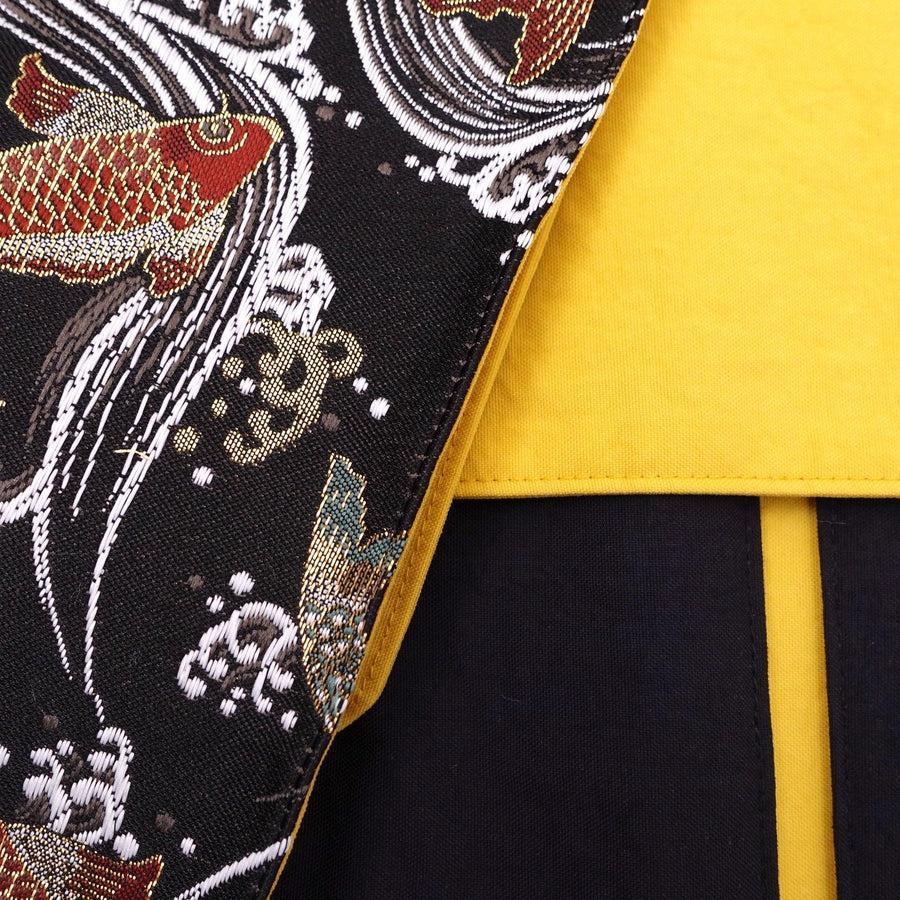 Musashi Japanische Küchenmesser Rolle Schwarz Koi 4 Taschen Handgefertigt - Image 5