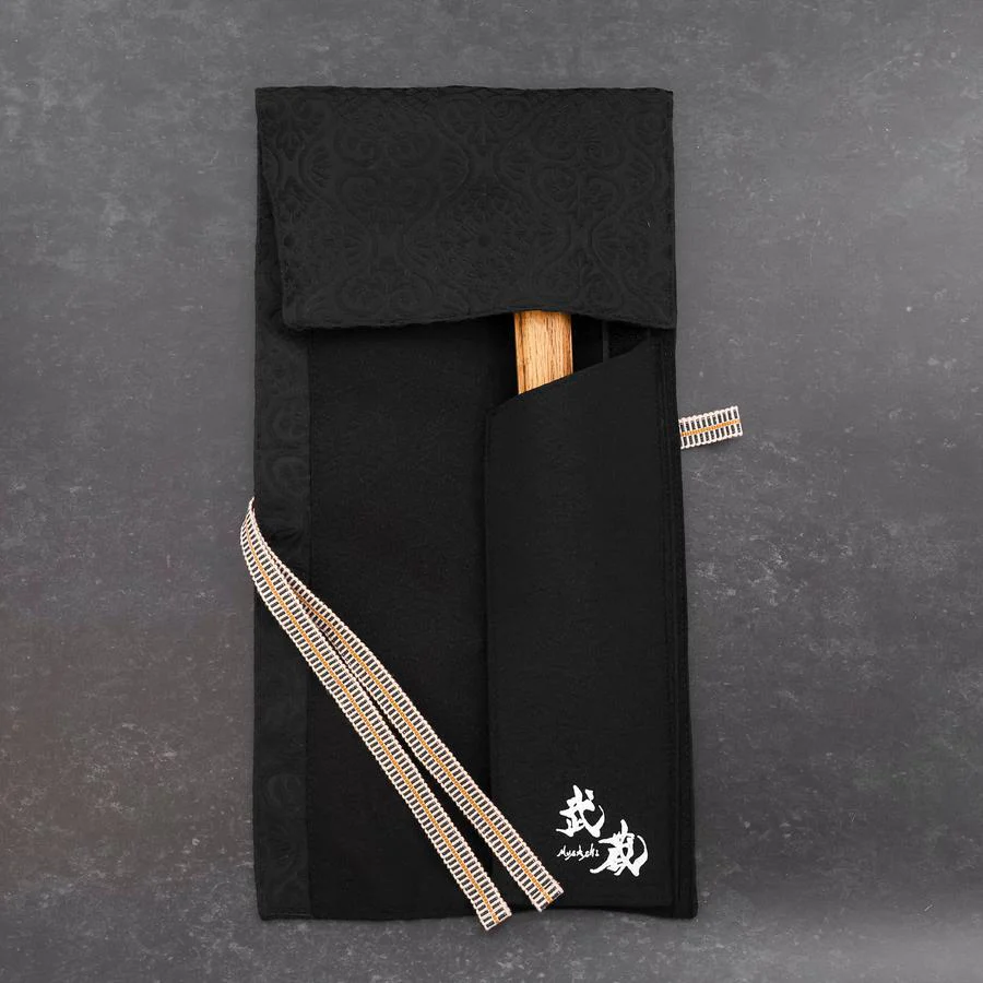 Musashi Japanische Küchenmesser Rolle Schwarz Phönix 1 Tasche Handgefertigt - Image 4