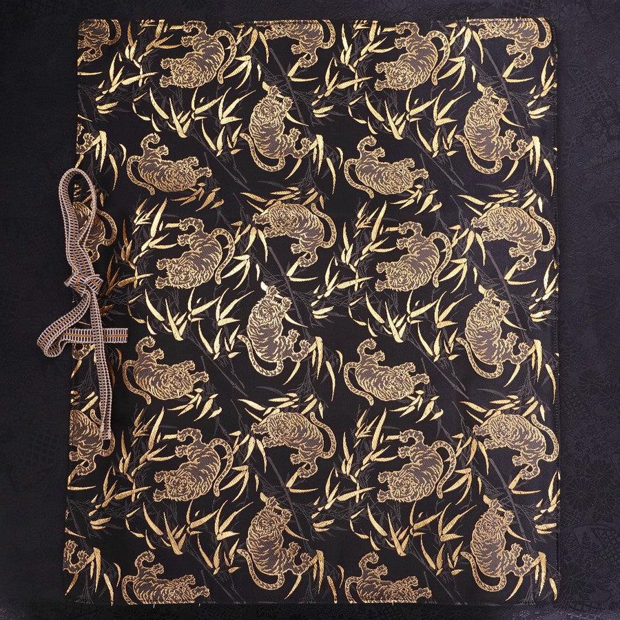 Musashi Japanische Küchenmesser Rolle Schwarz Tiger 4 Taschen Handgefertigt - Image 5