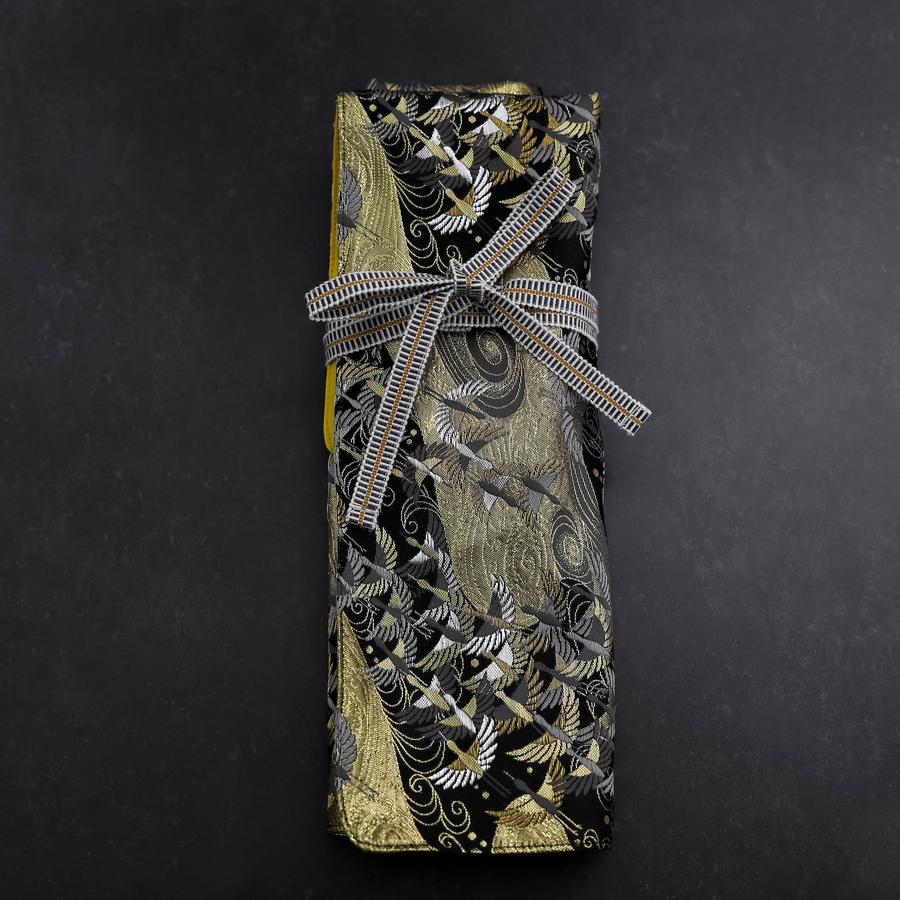 Musashi Japanische Küchenmesser Rolle Uzumaki Tsuru-Mai 4 Taschen Handgefertigt