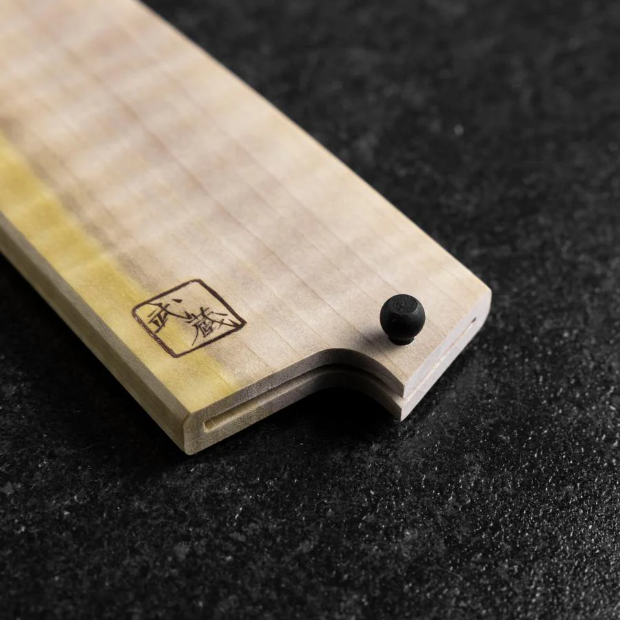 MUSASHI – Magnolienholz Saya-Scheide für Santoku-Messer mit Pin 165/180mm - Image 3