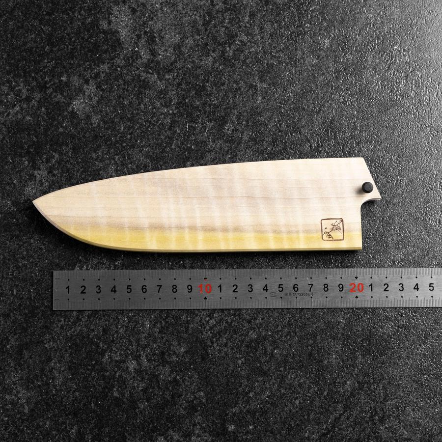 MUSASHI – Magnolienholz Saya-Scheide für Santoku-Messer mit Pin 165/180mm - Image 4