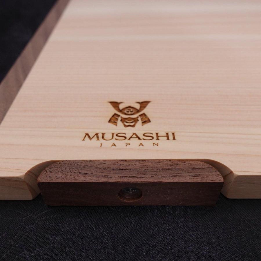 Musashi Schneidebrett Hinoki mit Ständer 390mm×240mm×15mm - Image 4